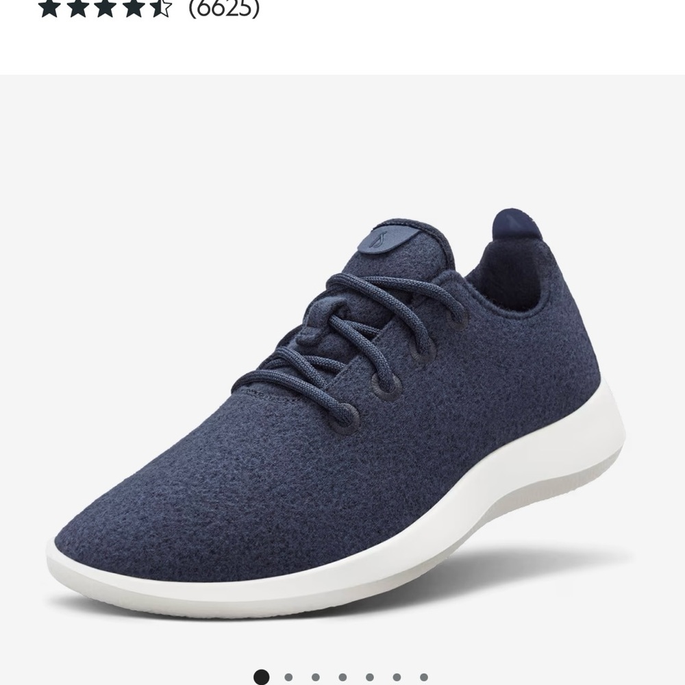 Allbird’s Wool-runner sneakers in “hazy indigo”